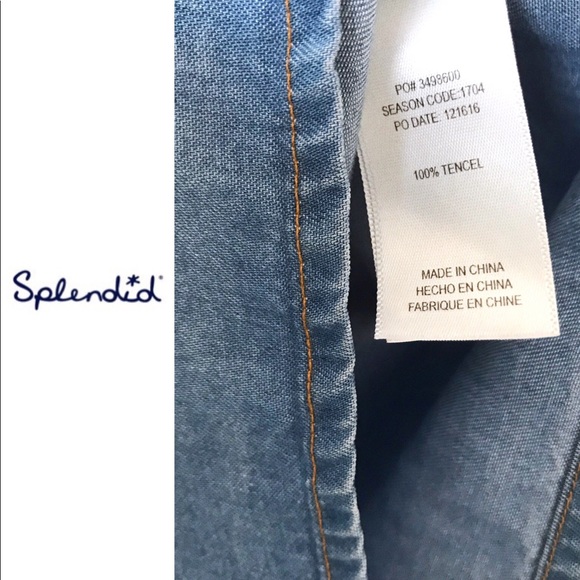 Splendid ‘Indigo’ One Shoulder Denim Dress - Picture 7 of 8